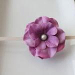 Spring Purple Flower Headband